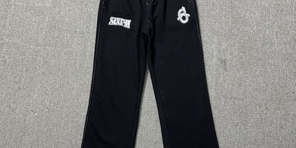 6PM Drill American Street Hip Hop Velvet Pullover Hooded Sweatshirt Long Sweatpants Men's Trendy Tracksuit Jacket