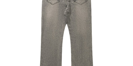 RDT Menswear| American Smoke Grey Tassel 507 Retro Cement Grey Trousers Cleanfit Jeans
