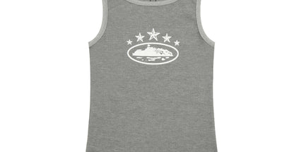 Basic LOGO Crew Neck Sleeveless Vest T-Shirt
