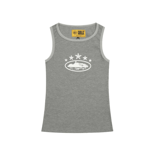 Basic LOGO Crew Neck Sleeveless Vest T-Shirt