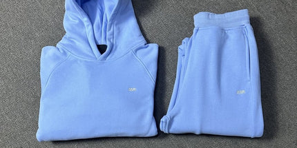 6PM Drill American Street Hip Hop Velvet Pullover Hooded Sweatshirt Long Sweatpants Men's Trendy Tracksuit Jacket