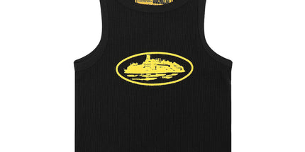 Basic LOGO Crew Neck Sleeveless Vest T-Shirt