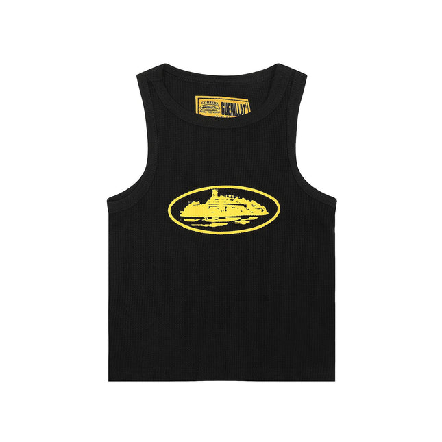 Basic LOGO Crew Neck Sleeveless Vest T-Shirt