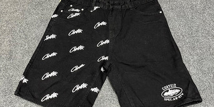 corteiz street embroidery zipper vest Alcatraz shorts new set