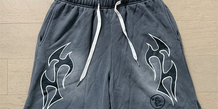Saint Vintage shorts, cropped pants, high street baggy trousers