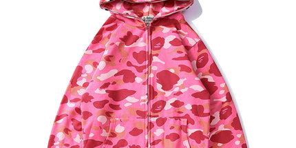 Bathing Ape bape shark fleece zipper hoodie