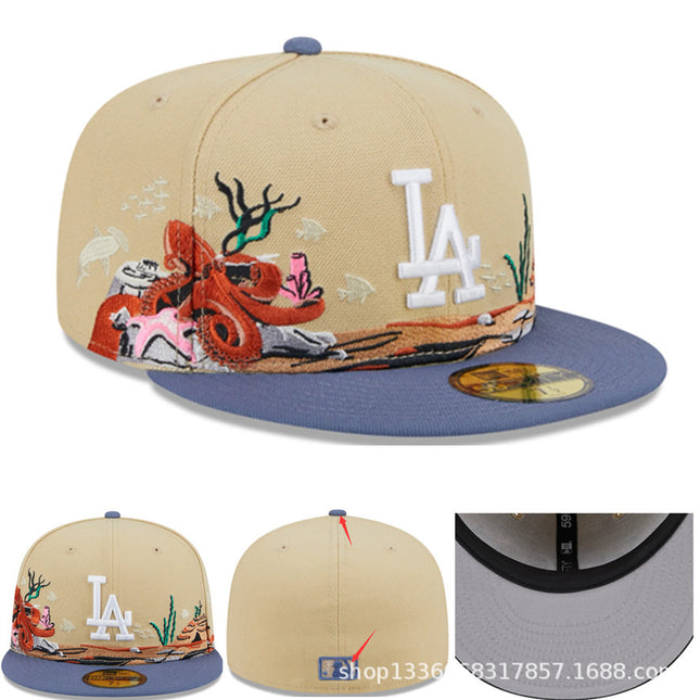 Unisex Full-Seal Flat-Brim Baseball Cap