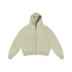 Cream yellow cardigan sweatshirt