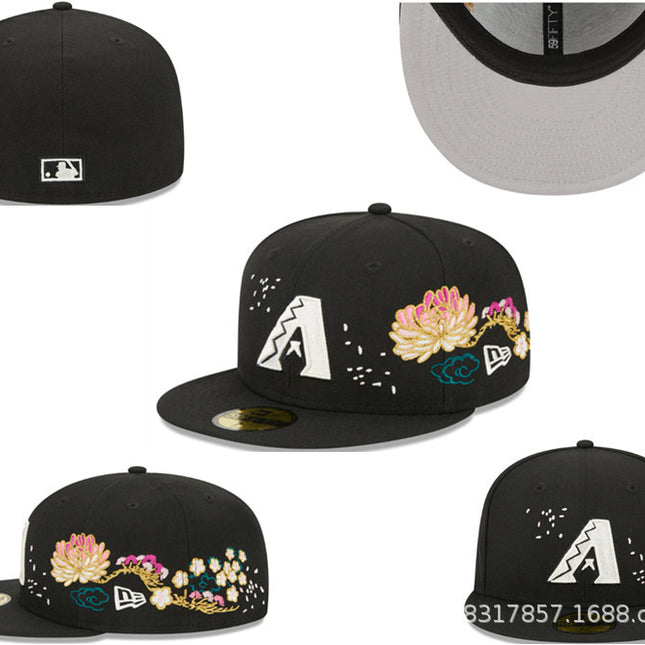 Unisex Full-Seal Flat-Brim Baseball Cap
