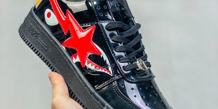 BAPE Patent Casual Shoes Sneakers