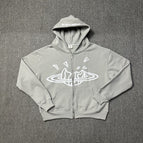 Gray zipper (fleece) jacket