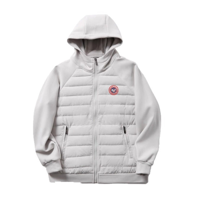 hooded warm and thickened jacket for men