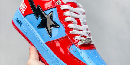 BAPE Patent Casual Shoes Sneakers