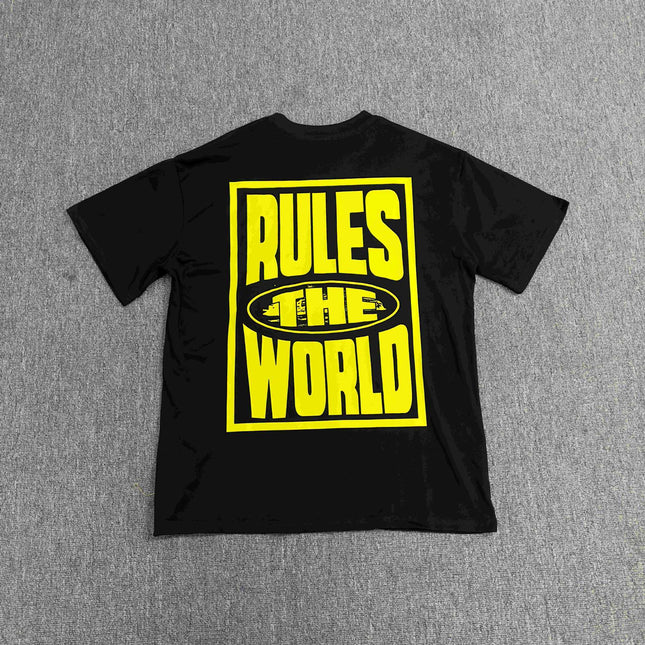 240g Unisex Letter Logo T-Shirt