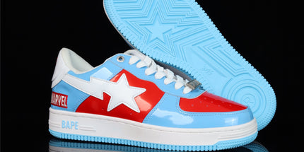BAPE Patent Casual Shoes Sneakers