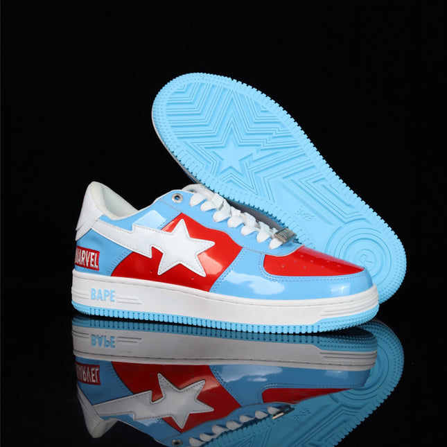BAPE Patent Casual Shoes Sneakers