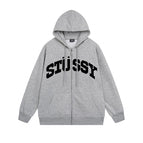 714 dark gray zip-up shirt