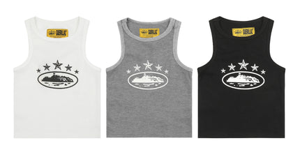 Corteiz 4Starz Alcatraz Tank Top Crew Neck Vest