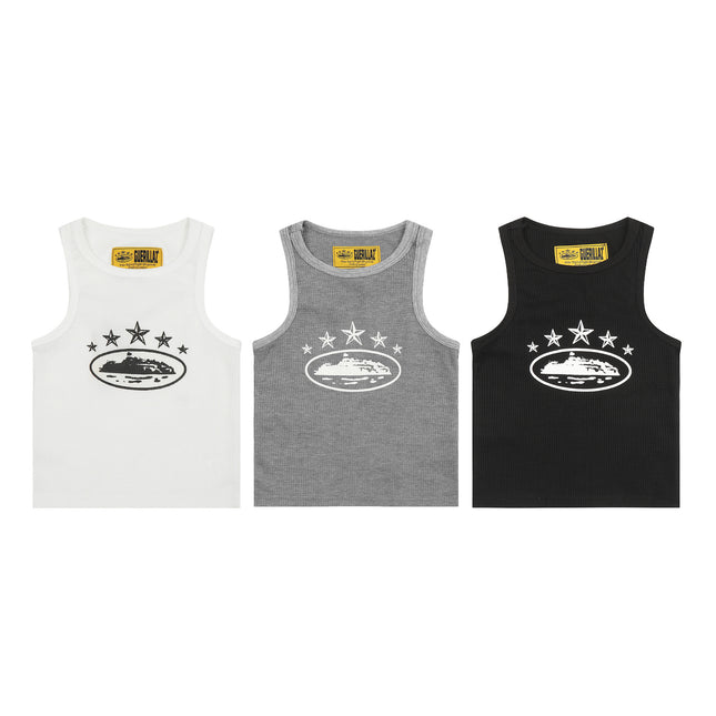 Corteiz 4Starz Alcatraz Tank Top Crew Neck Vest