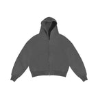 Dark gray cardigan sweatshirt