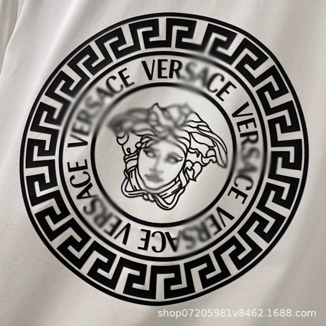 Men's Vintage Print 100% Cotton Crew Neck T-Shirt
