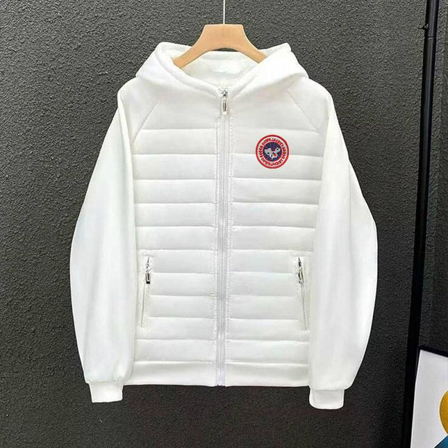 hooded warm and thickened jacket for men
