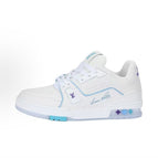 L8 Empty Rubber Trendy Shoes - Cruise White Blue