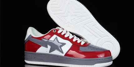 BAPE Patent Casual Shoes Sneakers