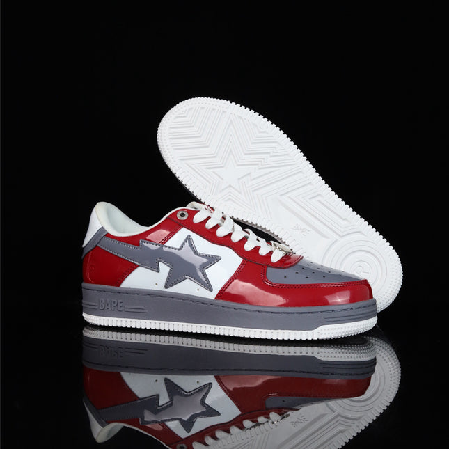 BAPE Patent Casual Shoes Sneakers
