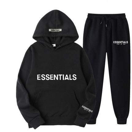 A drop-shipping FOG reflective letter small label hooded sweatshirt ESSENTIALS American loose fashion brand hoodie men