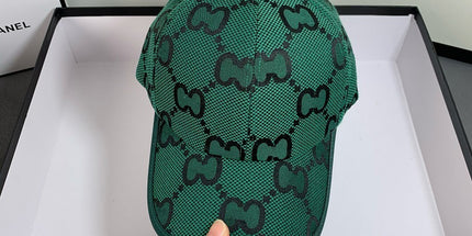 Vintage G Letter Embroidered Canvas Baseball Cap