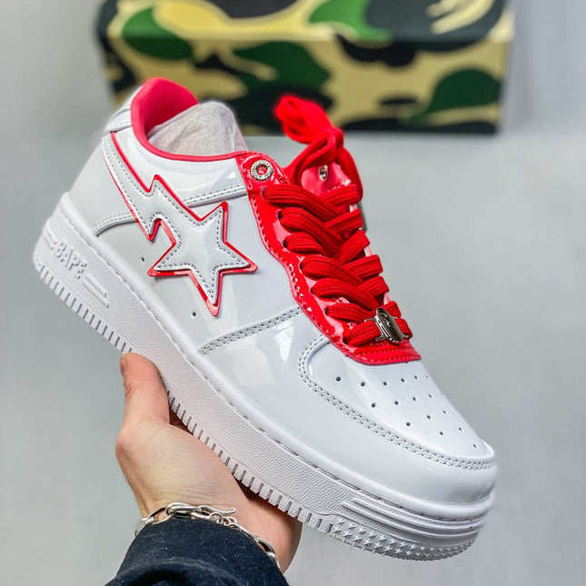 BAPE Patent Casual Shoes Sneakers