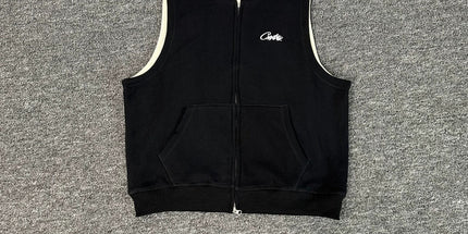 corteiz street embroidery zipper vest Alcatraz shorts new set