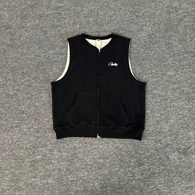 corteiz street embroidery zipper vest Alcatraz shorts new set