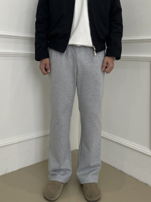 Unisex Slim Bootcut Black Casual Commuter Pants
