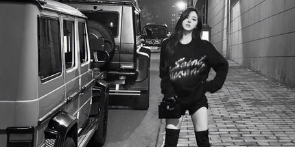Unisex Mohair Black Knit Sweater