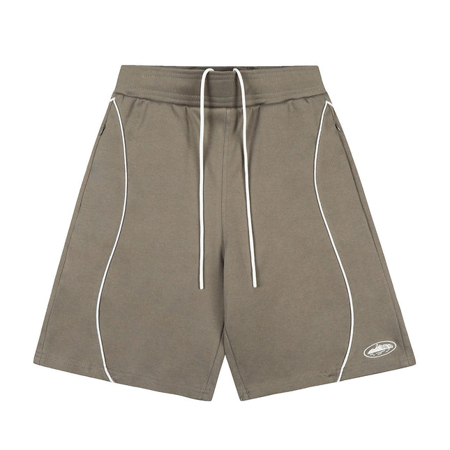 corteiz street embroidery zipper vest Alcatraz shorts new set