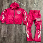 Pink suit