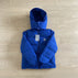 Classic blue hooded jacket / XS