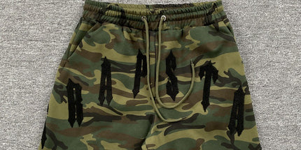 Meichao Trapstar Embroidered Fleece Street Shorts