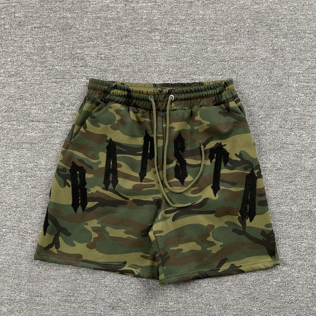 Meichao Trapstar Embroidered Fleece Street Shorts