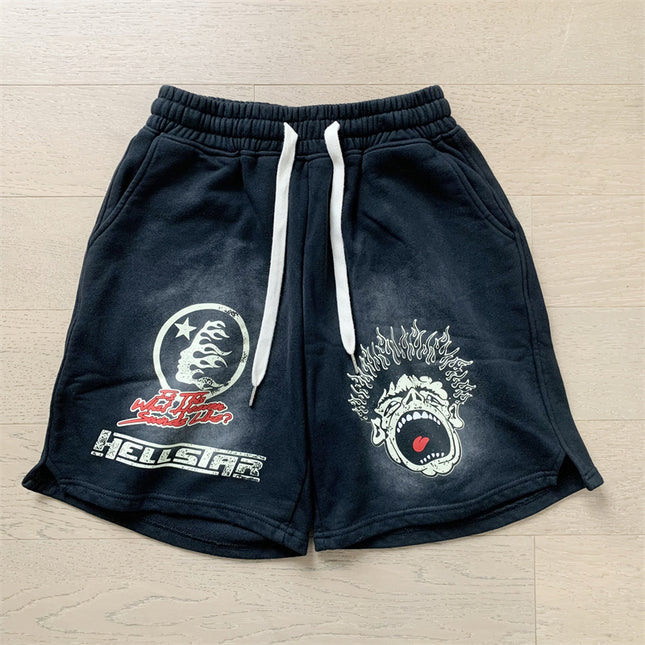 Saint Vintage shorts, cropped pants, high street baggy trousers