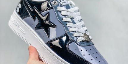 BAPE Patent Casual Shoes Sneakers