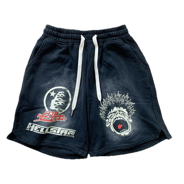 Saint Vintage shorts, cropped pants, high street baggy trousers