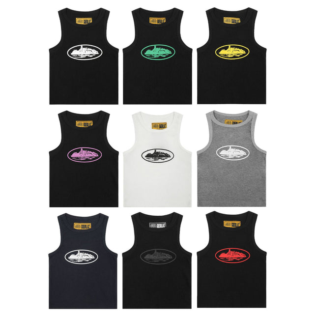 Corteiz 4Starz Alcatraz Tank Top Crew Neck Vest