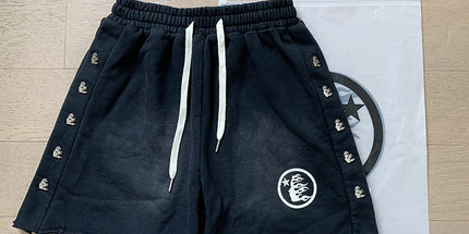 Saint Vintage shorts, cropped pants, high street baggy trousers