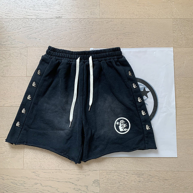 Saint Vintage shorts, cropped pants, high street baggy trousers