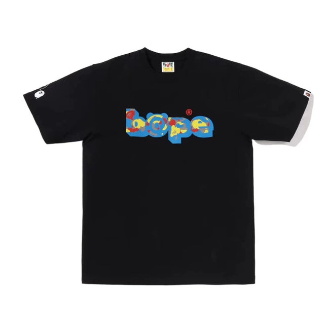 Cross-border foreign trade trendy brand co-branded short-sleeve T-shirt, ape head print crew neck top, men's and women's loose sweatshirt short-sleeve
