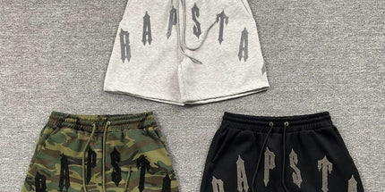 Meichao Trapstar Embroidered Fleece Street Shorts