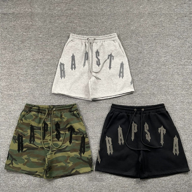 Meichao Trapstar Embroidered Fleece Street Shorts